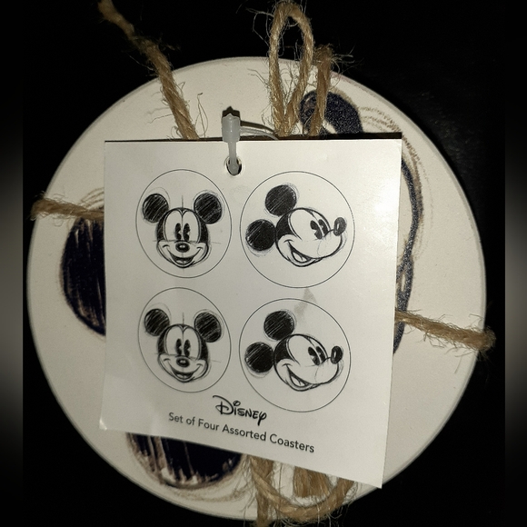 Mickey Mouse Set Of Four Assorted Coasters - Picture 2 of 3